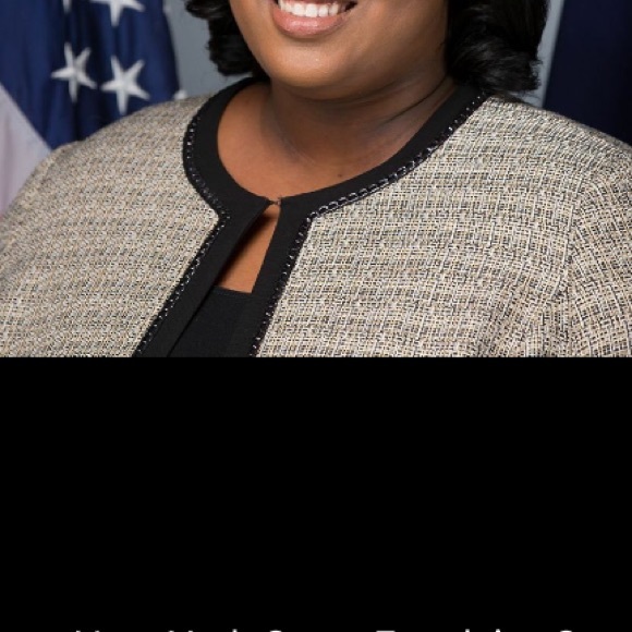 Tahari Suit Separate Jacket -Black/Chrome/Gold - Picture 4 of 8